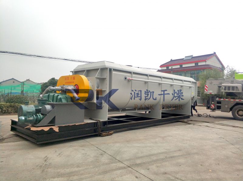 我司KJG-160非标桨叶干燥机正式开始发货